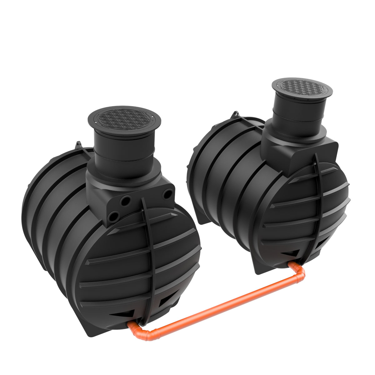 Zisterne AQa.Line 8900 L inkl. Abdeckung