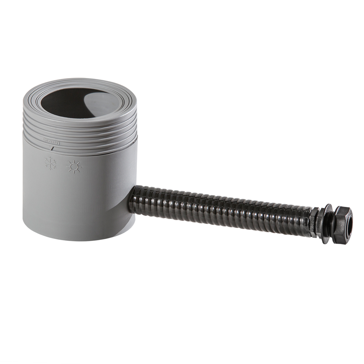 Regensammler mit Filter und Überlaufstopp