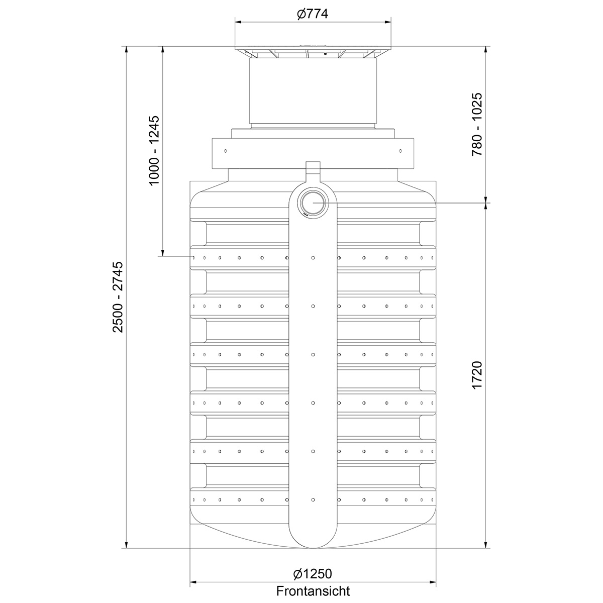 Sickerschacht 2000 l 