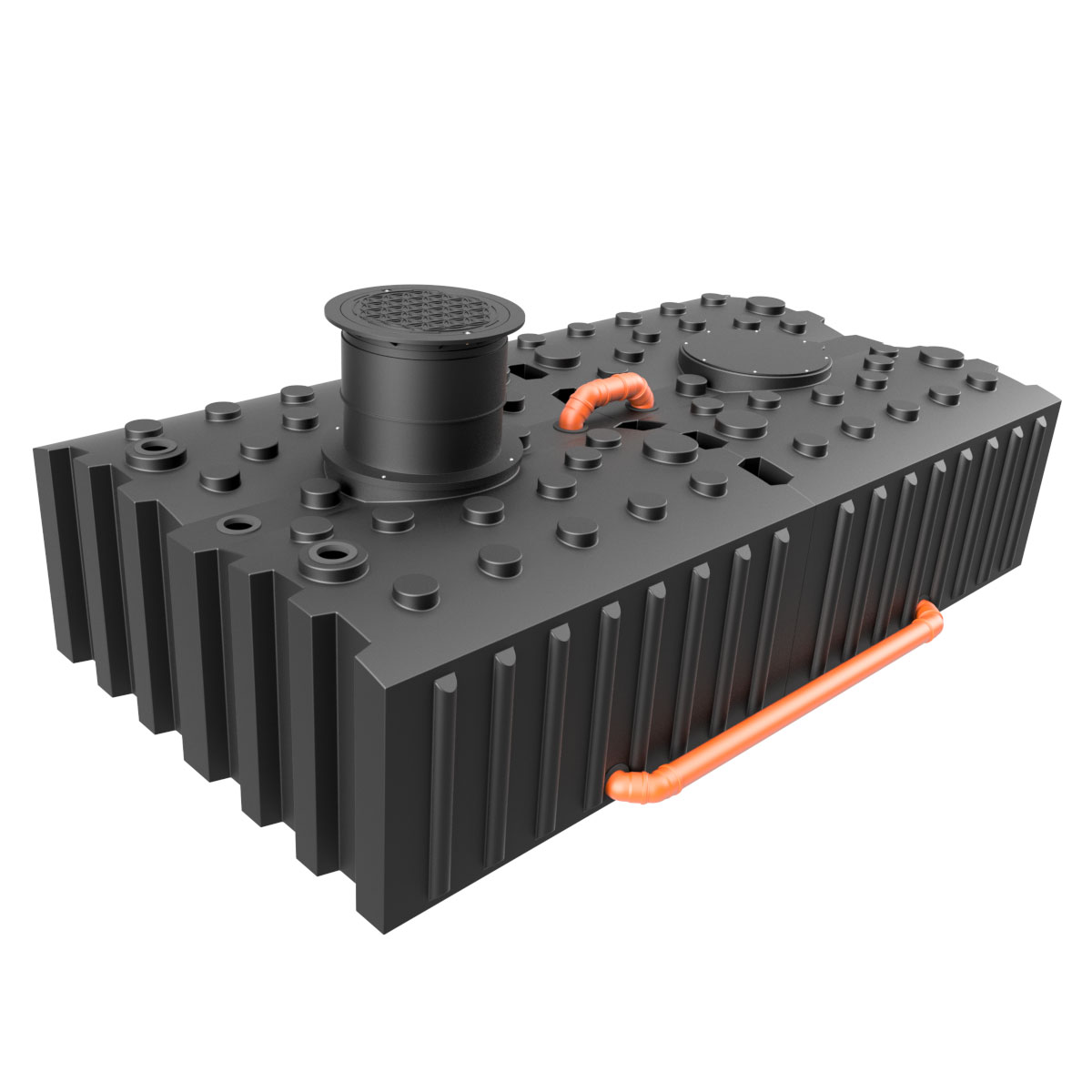 Flachtank Zisterne AQa.Line  10.000 L inkl. Abdeckung