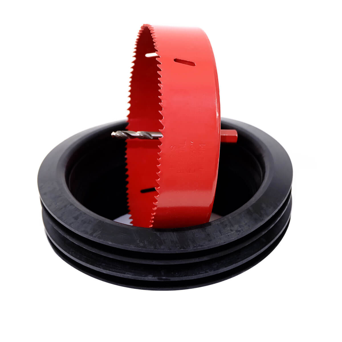 Verbindungs- und Montageset - Lochsäge und 2 Gummilippendichtungen DN160