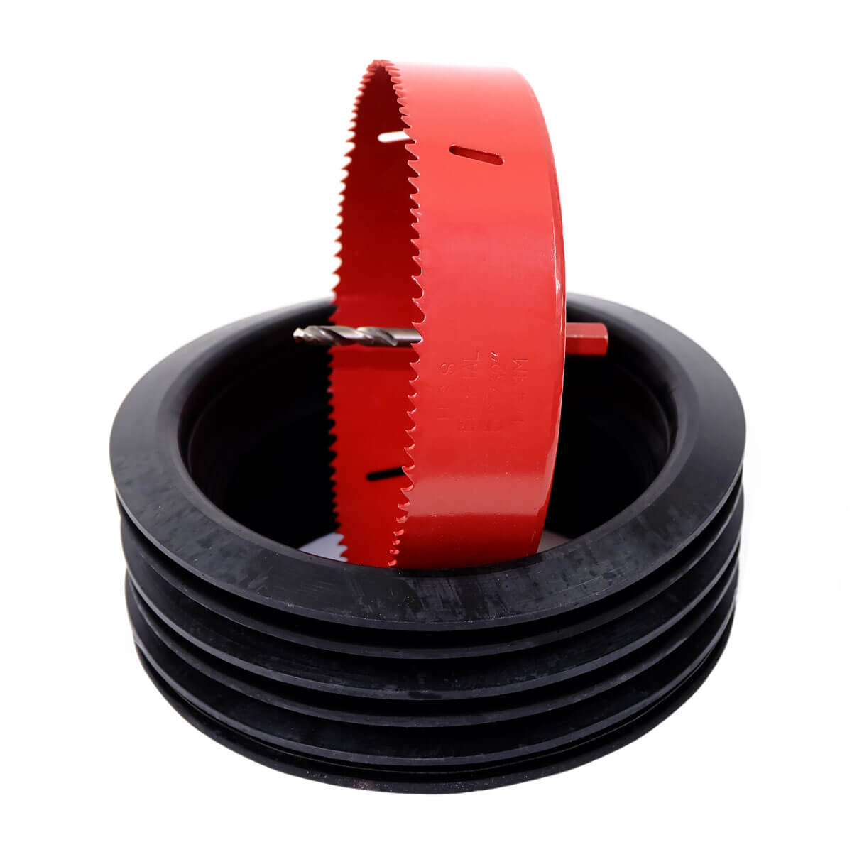 Montageset - Lochsäge und 3 Gummilippendichtungen DN160