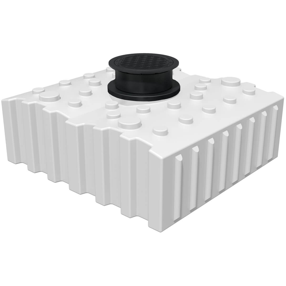 AQa.Line Trinkwasser-Flachtank 4000 L inkl. Abdeckung