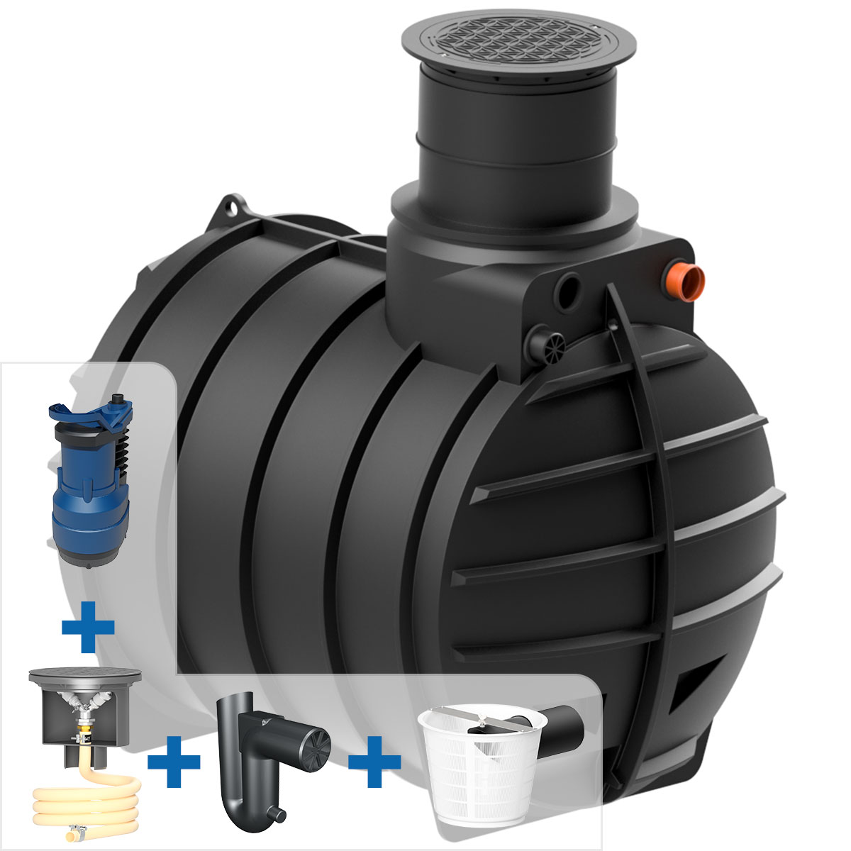 Garten- Komplettanlage AQa.Line 4450 L inkl. Abdeckung