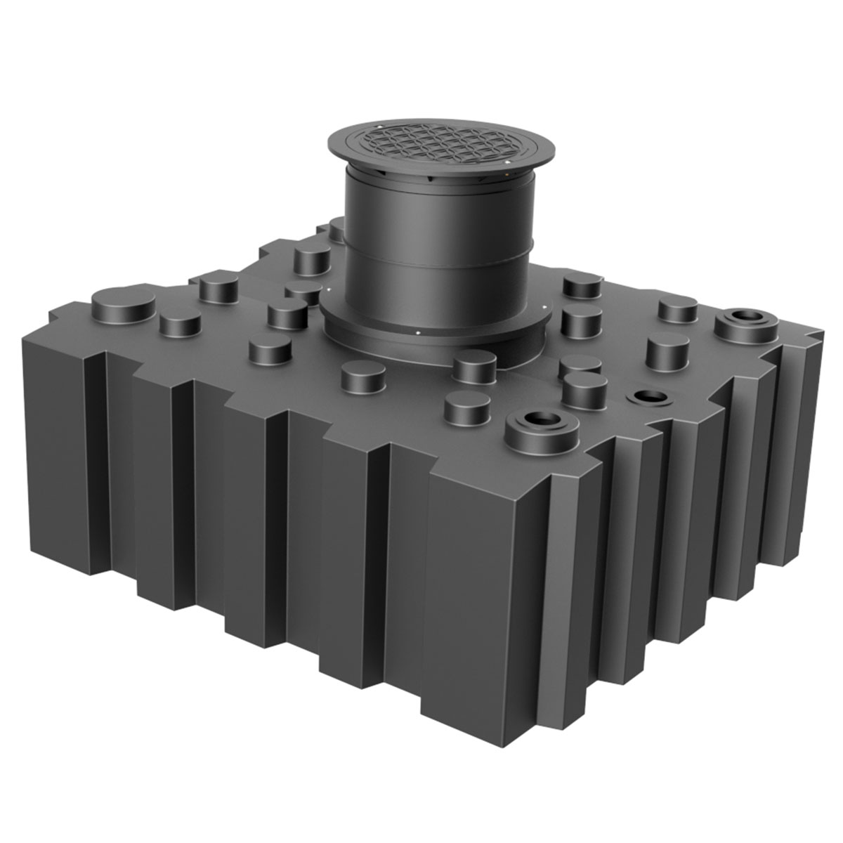 Flachtank Zisterne AQa.Line 3000 L inkl. Abdeckung